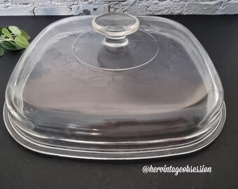 Corningware A12C Replacement Glass Lid - 10.25 Inch Clear Cover For Casserole Dishes