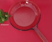 Vintage Corning Vision France 10.75 quot Skillet Fry Pan Waffle Base