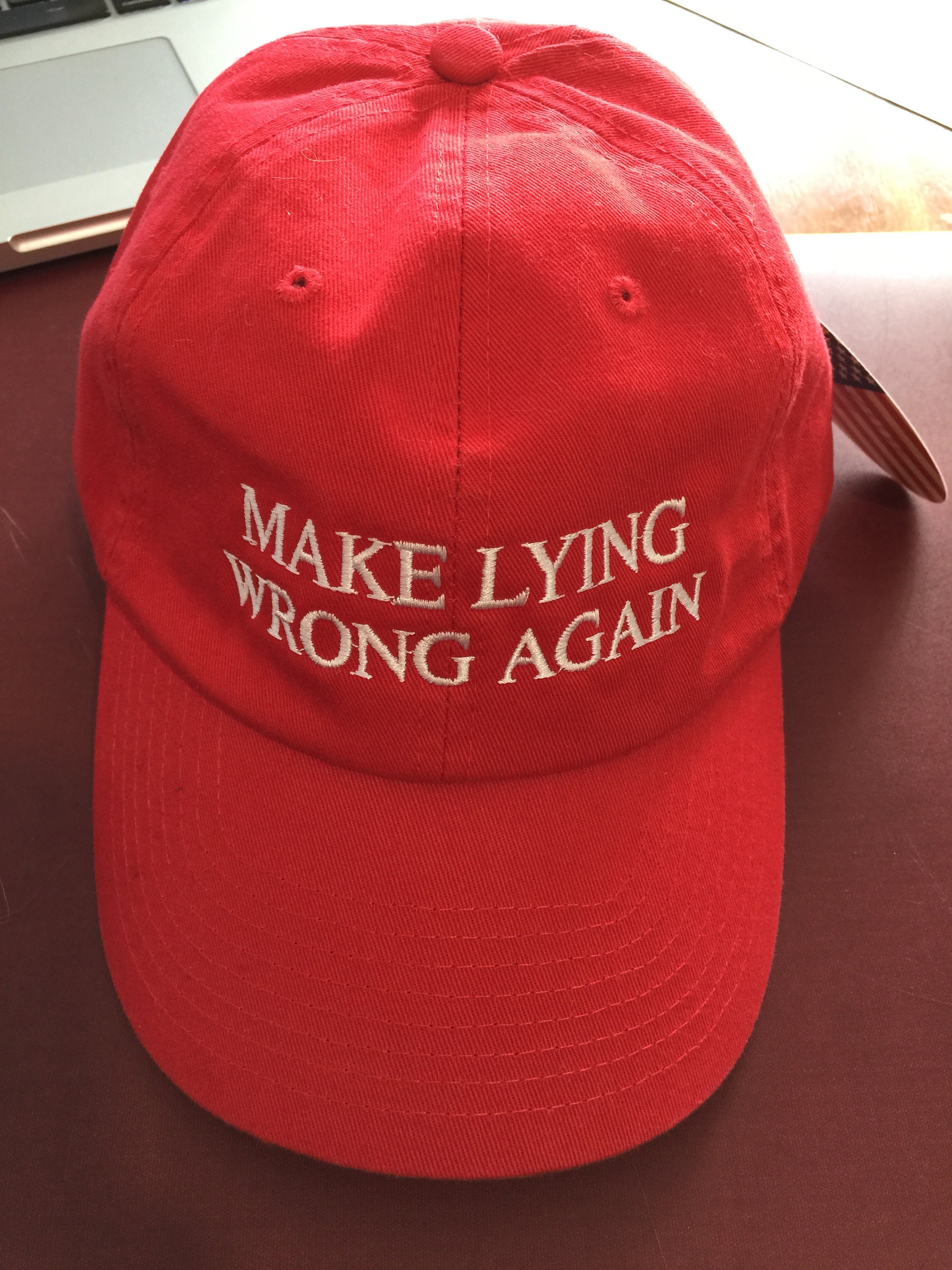 MAKE LYING WRONG Again Hats Etsy