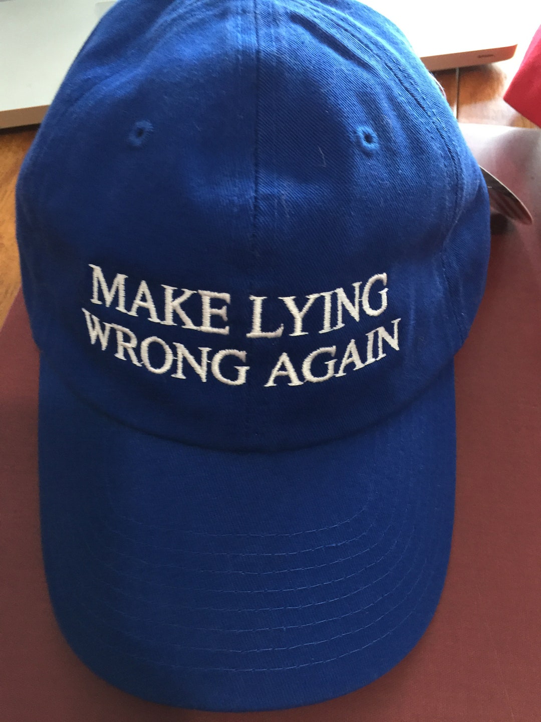 MAKE LYING WRONG Again Hats Etsy