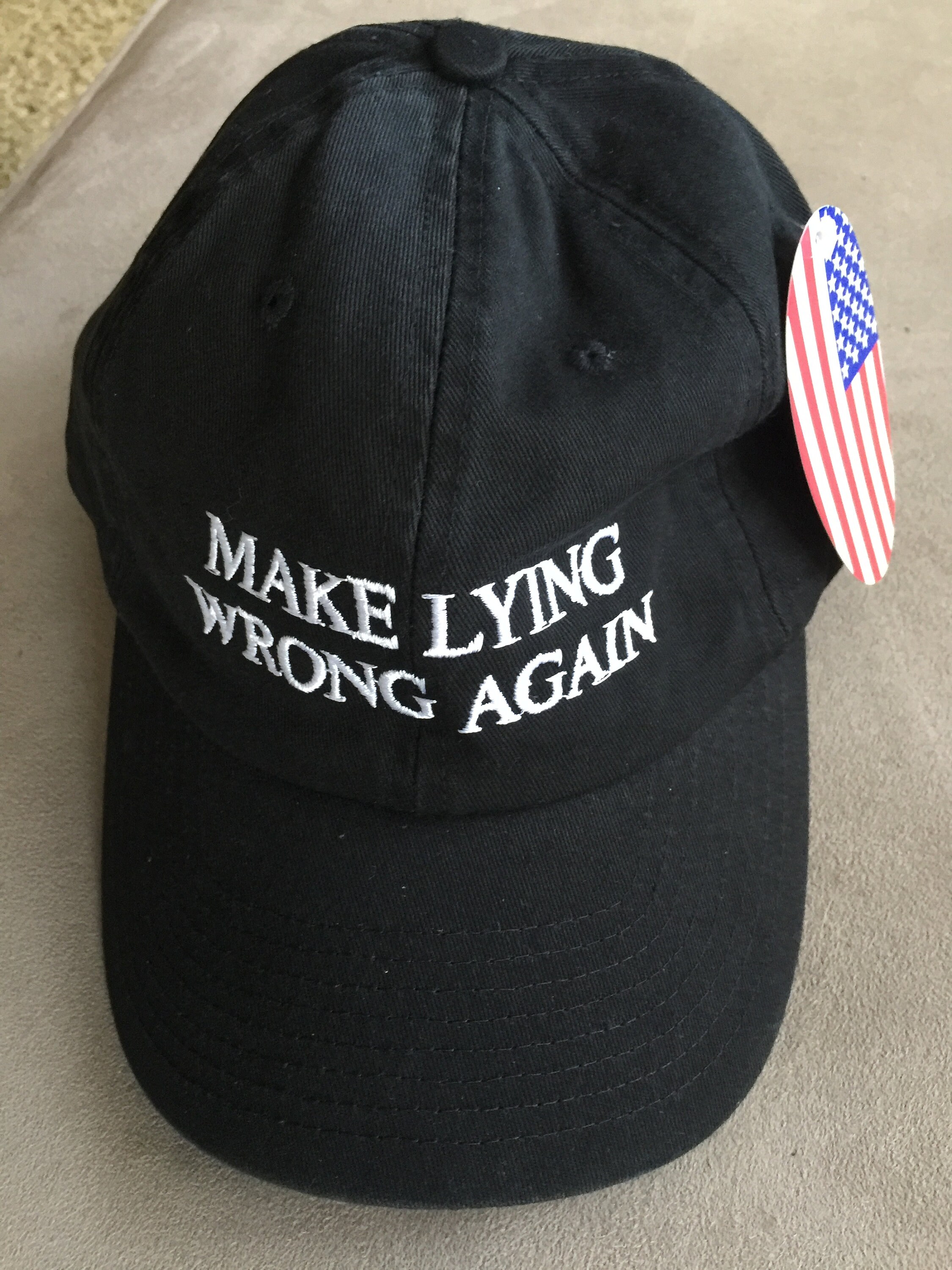 MAKE LYING WRONG Again Hats Etsy