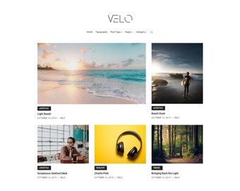 Velo - Minimal Blog WordPress Theme