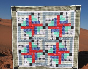 Windmill steps crib quilt pattern