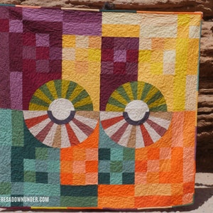 Wheels quilt pattern - digital download