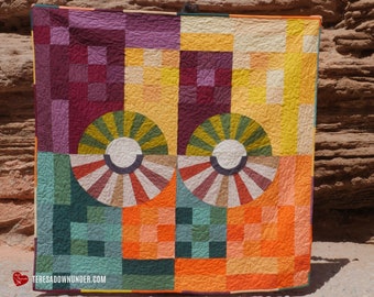 Wheels quilt pattern - digital download
