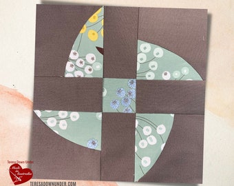 Propeller quilt block traditional templates