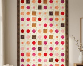 Square peg in a round hole quilt pattern
