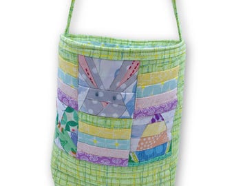 Quilted Easter basket pattern