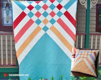 Trellis quilt pattern - 5 sizes