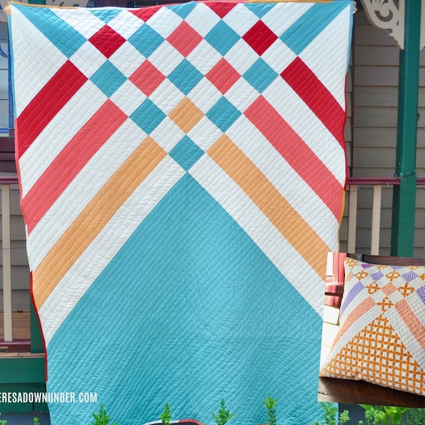 Trellis quilt pattern - 5 sizes