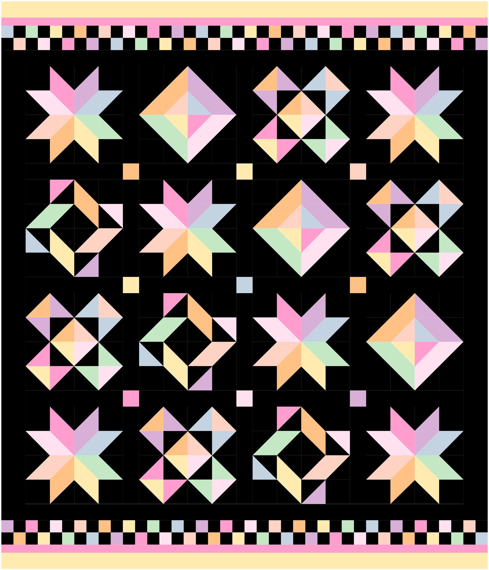 Colour Fair Down Under Quilt Pattern PDF Download Etsy