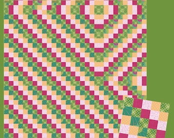 Eccentric diamond - Essentials quilt pattern