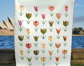 Tulip Factory quilt pattern