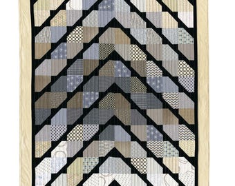 Quarter Snowball Quilt Block: 1 Block, 4 Quilts Musterbund