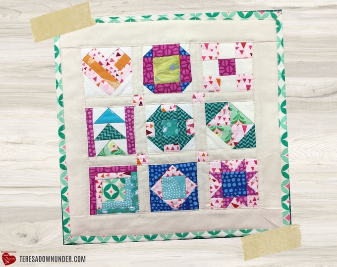 TeresaDownUnder. Quilt patterns designed in by SewnUpPatterns