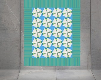 Outback windmill quilt pattern