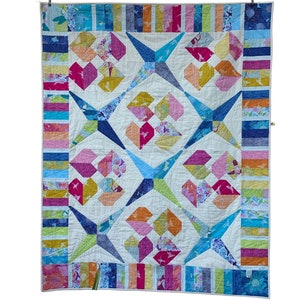 Cross my heart quilt pattern - PDF download