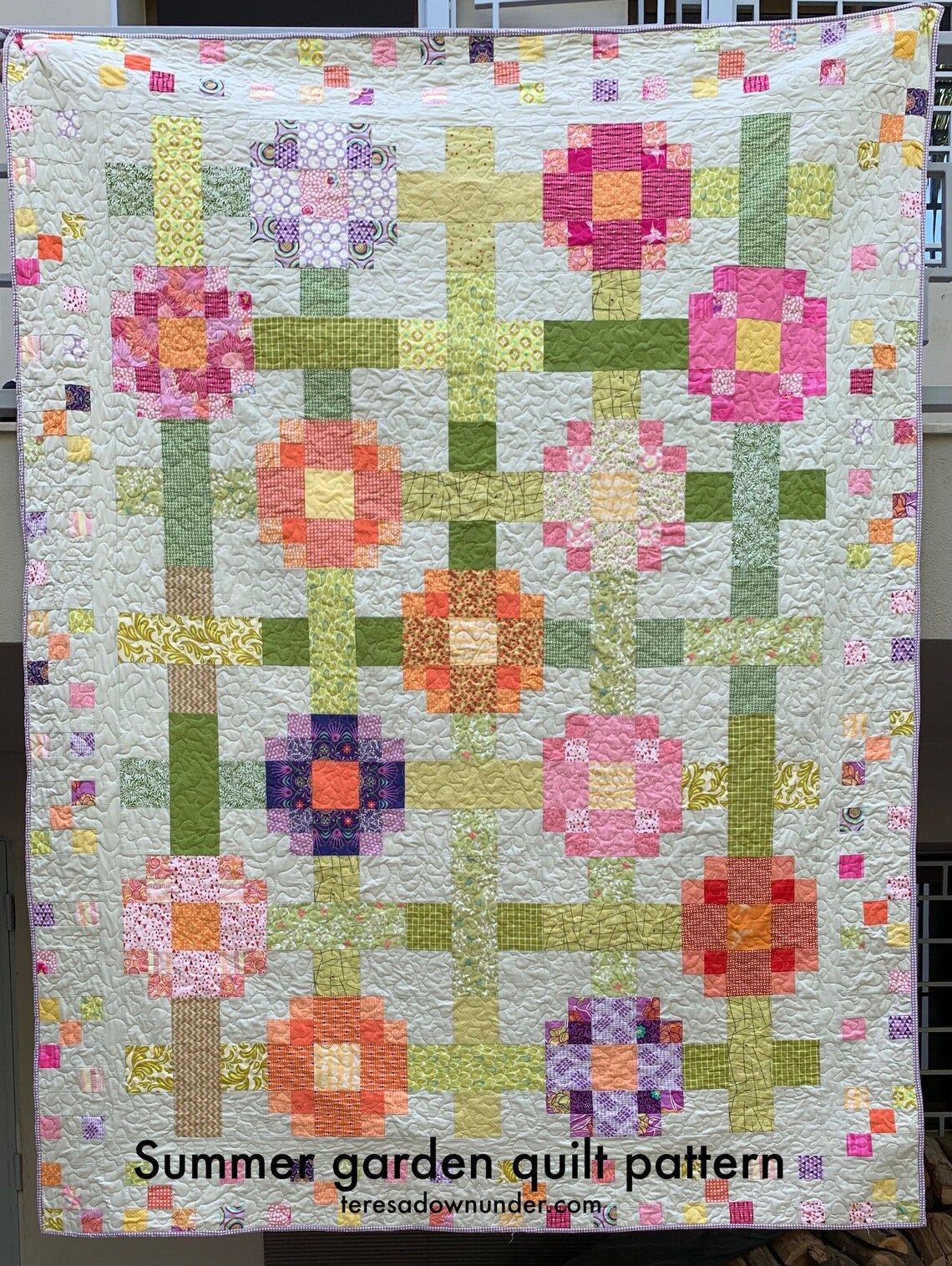 Summer Garden Quilt Pattern Etsy