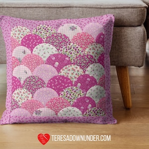 Clamshells pillow pattern and video tutorial