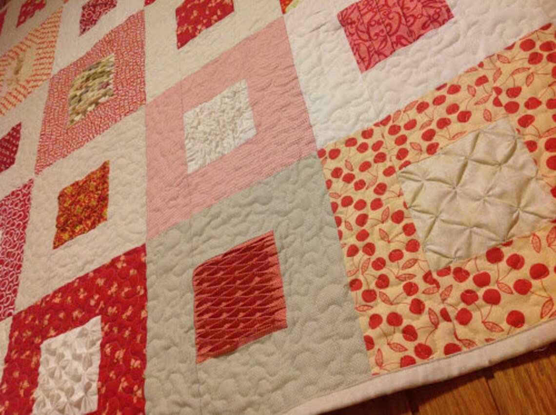 Quilt Pattern Textured Quilt PDF Download Etsy