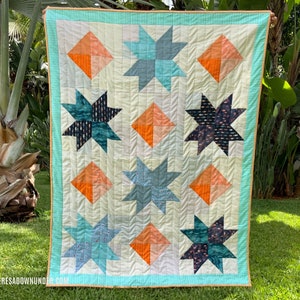 Midnight diamonds quilt pattern