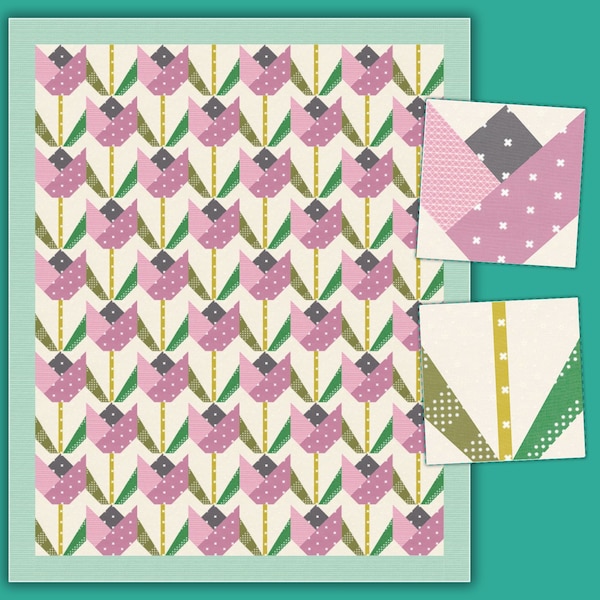 Easy Quilt Pattern Etsy