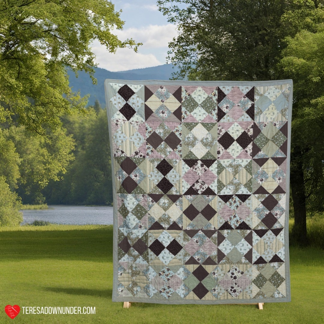 Chatterbox Quilt Pattern and Video Tutorial - Etsy