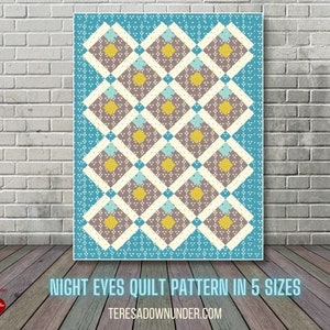 Quilt pattern: Night eyes 4 sizes image 9