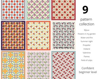 9 quilt pattern collection