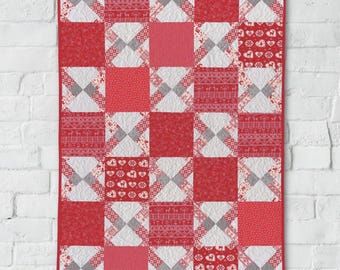 Double disappearing nine patch block - 1 block 4 quilts pattern bundle