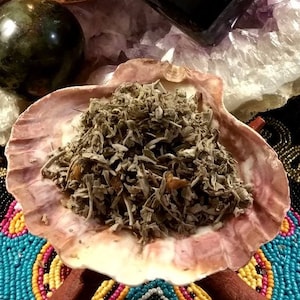 Sage Leaves. Dried, Cut & Sifted. Sold by the Ounce.