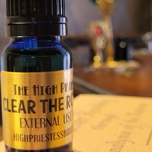 Clear The Road Spell Oil: Remove Obstacles From Your Path. High Priestess Made and Blessed.