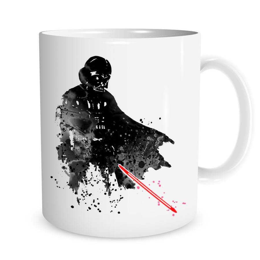 Star Wars Inspired Darth Vader Artwork Coffee Mug by Inspirowl