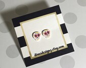 sugar skull sugar skull earrings punk earrings quirky earrings
