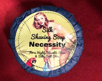 Raw Silk Shaving Soap -Necessity !!