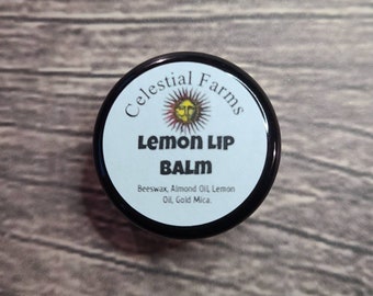 Naturalny balsam do ust z woskiem pszczelim - cytryna, wosk pszczeli
