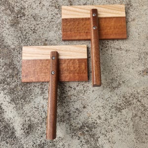 Wool / Cotton Hand Carders Combs - Carding Combs Fleece Carder Wool Comb, Your Choice of 72 or 120 TPI,  Ash and Sapele