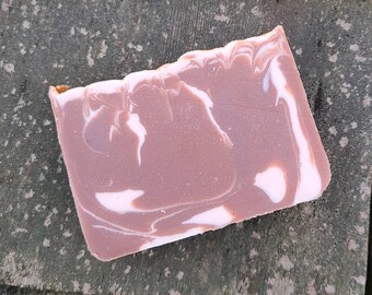 Handmade Tallow Patchouli and Sandalwood soap, Cold Process Soap Bar, Natural Homemade Soap