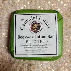 Bug Off Lotion Bar All Natural Insect Repellent