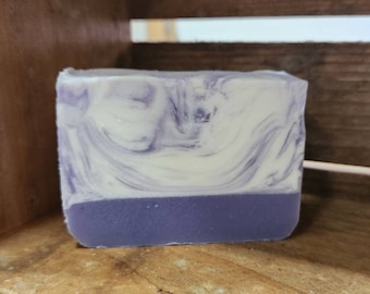 Handmade Tallow Lilac Soap