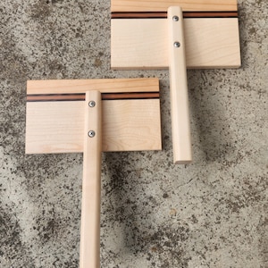 Wool / Cotton Hand Carders Combs - Carding Combs Fleece Carder Wool Comb, Your Choice of 72 or 120 TPI,  Maple and Cherry