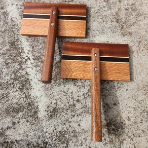Wool / Cotton Hand Carders Combs - Carding Combs Fleece Carder Wool Comb, Your Choice of 72 or 120 TPI, Sapele