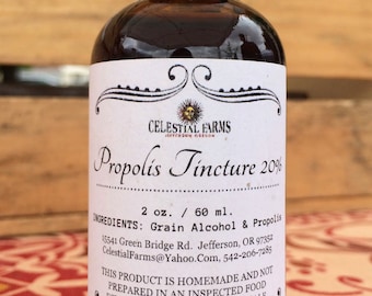Tintura de propóleo de abeja