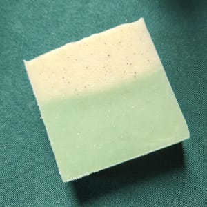 Handmade Tallow Soap - Ginger Lime - Cold Process Soap Bar, Natural Homemade Soap, Jojoba Beads