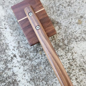 Flicker Brush, Drum Carder Brush, Drum Carder Cleaning Carder, Fiber Arts Tool, Wool Processing, Black Walnut, Blending Board