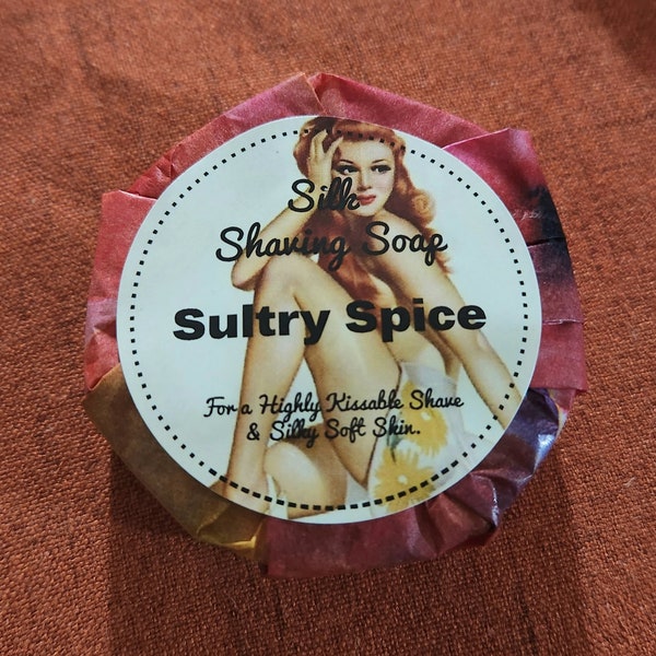 Raw Silk Shaving Soap - Sultry Spice