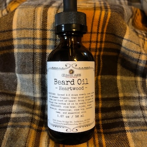 Beard Oil - Natural, Heartwood Scent