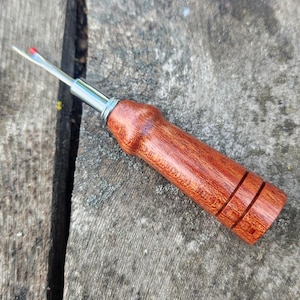 Seam Ripper, Quilting, Sewing - Hand Turned,  Handmade, Stitch Ripper - Bloodwood