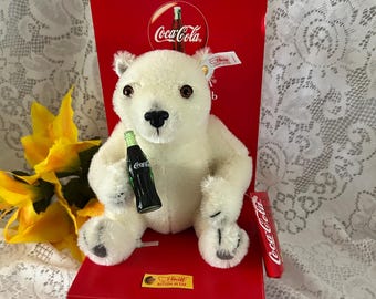 STEIFF - Limited Edition 1999 Coca-cola Polar Teddy Bear - Etsy