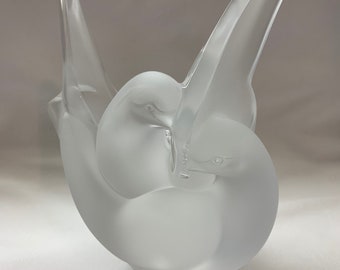 Lalique Sylvie Vase Etsy